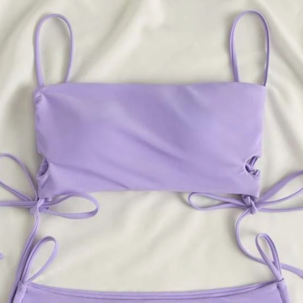 Lavender bikini top